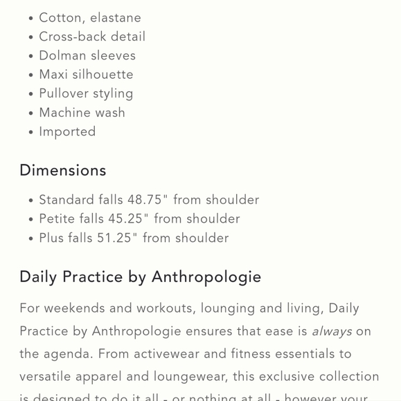 Anthropologie Daily Practice Doman Sleeve Dress, Small, NWT, Apricot Col… - Picture 16 of 16